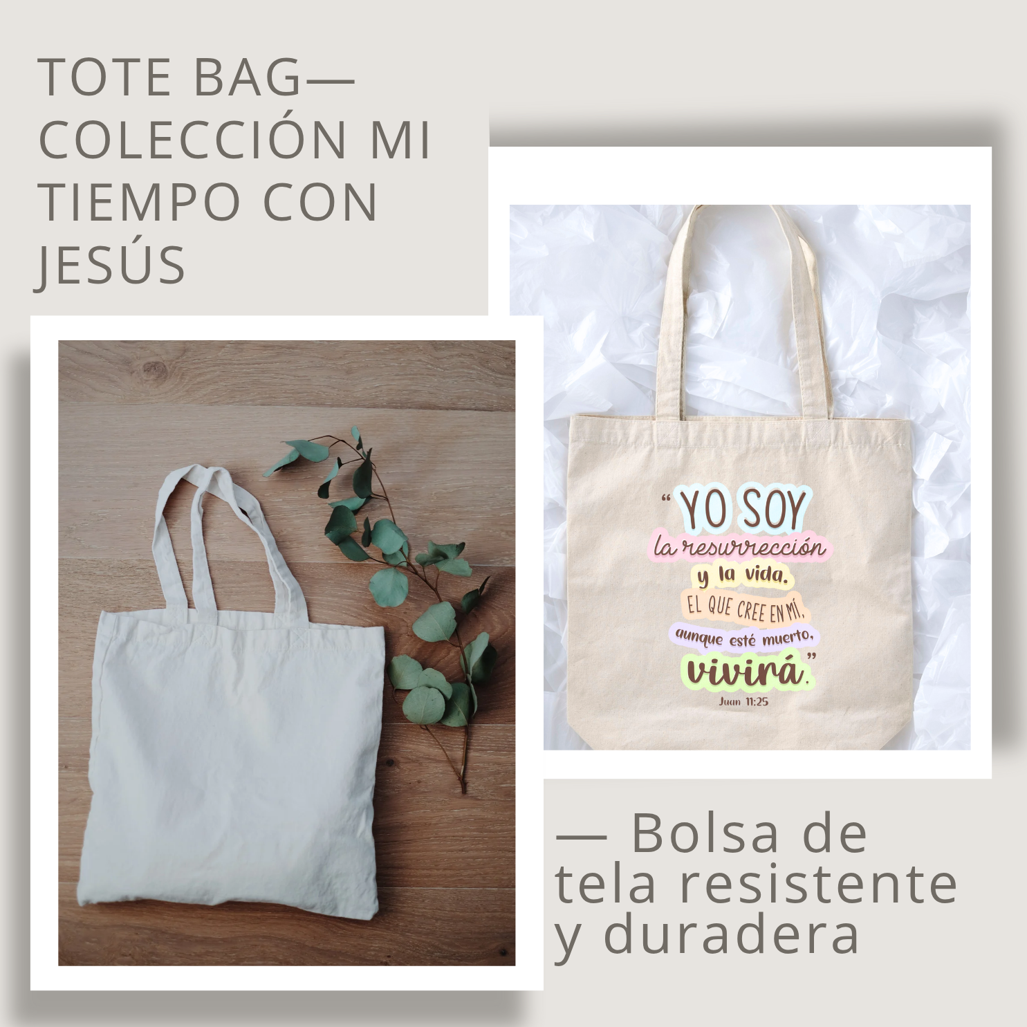 CANVA BAG - MI TIEMPO CON JESÚS