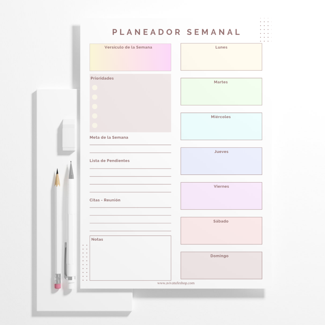 PLANEADOR SEMANAL (Anual)